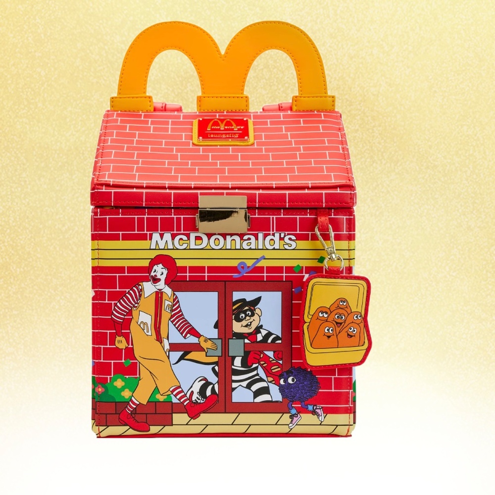 Loungefly McDonalds Happy Meal Mini Backpack and Wallet - Picture 2 of 9